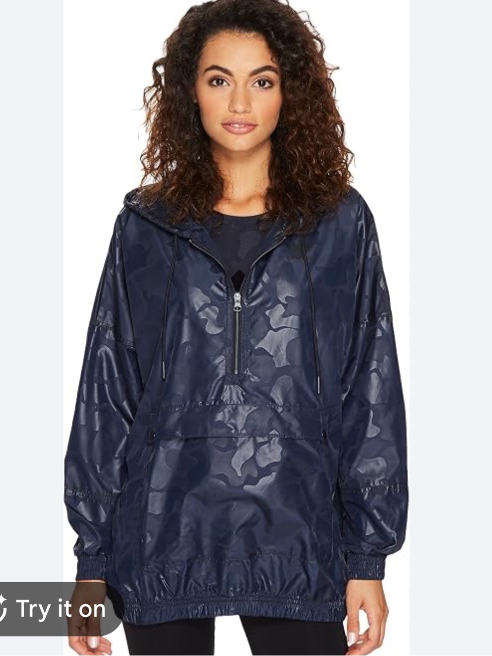 adidas Originals Seoul Navy Camo Windbreaker Jacket S